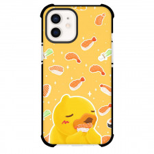 B Duck Phone Case For iPhone Samsung Galaxy Pixel OnePlus Vivo Xiaomi Asus Sony Motorola Nokia - B Duck Eating Shrimp Poster