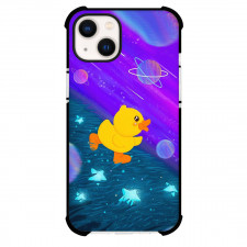 B Duck Phone Case For iPhone Samsung Galaxy Pixel OnePlus Vivo Xiaomi Asus Sony Motorola Nokia - B Duck Flying On Starry Sky Background