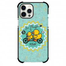B Duck Phone Case For iPhone Samsung Galaxy Pixel OnePlus Vivo Xiaomi Asus Sony Motorola Nokia - B Duck Riding Bicycle Poster