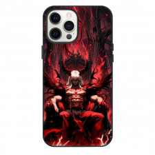 Bastard Heavy Metal Dark Fantasy Dark Schneider Phone Case For iPhone Samsung Galaxy Pixel OnePlus Vivo Xiaomi Asus Sony Motorola Nokia - Dark Schneider Sitting Fierce Throne Portrait