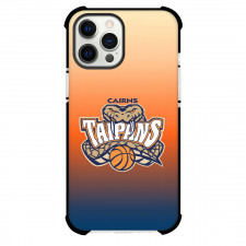 National Basketball League Cairns Taipans Phone Case For iPhone Samsung Galaxy Pixel OnePlus Vivo Xiaomi Asus Sony Motorola Nokia - Cairns Taipans Logo On Orange Background