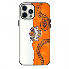 National Basketball League Cairns Taipans Phone Case For iPhone Samsung Galaxy Pixel OnePlus Vivo Xiaomi Asus Sony Motorola Nokia - Cairns Taipans Logo On Orange White Background