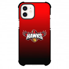 National Basketball League Illawarra Hawks Phone Case For iPhone Samsung Galaxy Pixel OnePlus Vivo Xiaomi Asus Sony Motorola Nokia - Illawarra Hawks Logo On Red Black Background