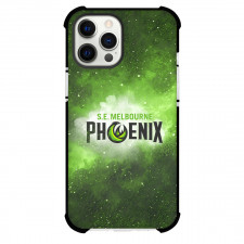 National Basketball League South East Melbourne Phoenix Phone Case For iPhone Samsung Galaxy Pixel OnePlus Vivo Xiaomi Asus Sony Motorola Nokia - SE Melbourne Phoenix Logo On Green Abstract Background