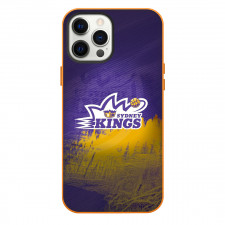 National Basketball League Sydney Kings Phone Case For iPhone Samsung Galaxy Pixel OnePlus Vivo Xiaomi Asus Sony Motorola Nokia - Sydney Kings Logo On Purple Yellow Background