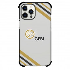 Canadian Elite Basketball CEBL League Logo Phone Case For iPhone Samsung Galaxy Pixel OnePlus Vivo Xiaomi Asus Sony Motorola Nokia - Canadian Elite Basketball League Large Logo With Stripe