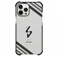 LDLC ASVEL Phone Case For iPhone Samsung Galaxy Pixel OnePlus Vivo Xiaomi Asus Sony Motorola Nokia - Large Logo With Stripe