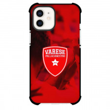 Pallacanestro Varese Phone Case For iPhone Samsung Galaxy Pixel OnePlus Vivo Xiaomi Asus Sony Motorola Nokia - Pallacanestro Varese Logo On Red Dark Background