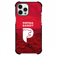 Pistoia Basket 2000 Phone Case For iPhone Samsung Galaxy Pixel OnePlus Vivo Xiaomi Asus Sony Motorola Nokia - Pistoia Basket 2000 White Logo On Reddish Pistoia City Background