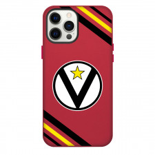 Virtus Pallacanestro Bologna Phone Case For iPhone Samsung Galaxy Pixel OnePlus Vivo Xiaomi Asus Sony Motorola Nokia - Large Logo With Stripe