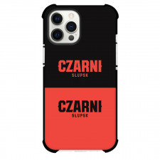 Czarni Slupsk Phone Case For iPhone Samsung Galaxy Pixel OnePlus Vivo Xiaomi Asus Sony Motorola Nokia - Czarni Slupsk Logo On Red Black Background