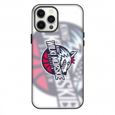 King Wilki Morskie Szczecin Phone Case For iPhone Samsung Galaxy Pixel OnePlus Vivo Xiaomi Asus Sony Motorola Nokia - King Wilki Morskie Szczecin Logo On Blur Background
