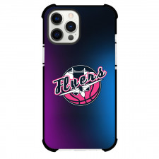 Bristol Flyers Phone Case For iPhone Samsung Galaxy Pixel OnePlus Vivo Xiaomi Asus Sony Motorola Nokia - Bristol Flyers Logo On Pink Violet Gradient Background