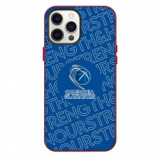 Caledonia Gladiators Phone Case For iPhone Samsung Galaxy Pixel OnePlus Vivo Xiaomi Asus Sony Motorola Nokia - Caledonia Gladiators Logo Word Art Blue Background