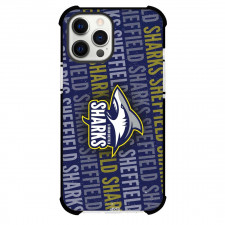Sheffield Sharks Phone Case For iPhone Samsung Galaxy Pixel OnePlus Vivo Xiaomi Asus Sony Motorola Nokia - Sheffield Sharks Logo On Word Art Background
