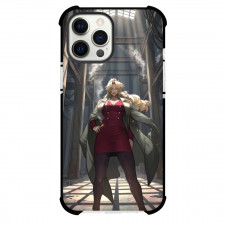 Black Lagoon Balalaika Phone Case For iPhone Samsung Galaxy Pixel OnePlus Vivo Xiaomi Asus Sony Motorola Nokia - Balalaika Wear Long Trench Coat Artwork
