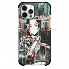 Black Lagoon Revy Phone Case For iPhone Samsung Galaxy Pixel OnePlus Vivo Xiaomi Asus Sony Motorola Nokia - Revy Action Blurred Cityscape Background