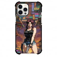 Black Lagoon Revy Phone Case For iPhone Samsung Galaxy Pixel OnePlus Vivo Xiaomi Asus Sony Motorola Nokia - Revy Portrait with White Background