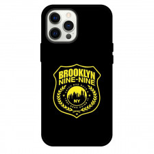 Brooklyn Nine-Nine Phone Case For iPhone Samsung Galaxy Pixel OnePlus Vivo Xiaomi Asus Sony Motorola Nokia - Brooklyn Nine-Nine Logo On Black Blackground