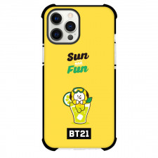 BT21 Chimmy Phone Case For iPhone Samsung Galaxy Pixel OnePlus Vivo Xiaomi Asus Sony Motorola Nokia - Chimmy Sund And Fun Yellow Background
