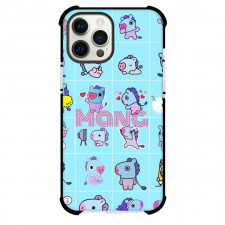 BT21 Mang Phone Case For iPhone Samsung Galaxy Pixel OnePlus Vivo Xiaomi Asus Sony Motorola Nokia - Mang Activities On Blue Background