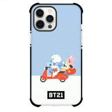 BT21 Phone Case For iPhone Samsung Galaxy Pixel OnePlus Vivo Xiaomi Asus Sony Motorola Nokia - BT21 In Scooter With Friends Poster