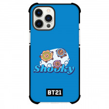 BT21 Shooky Phone Case For iPhone Samsung Galaxy Pixel OnePlus Vivo Xiaomi Asus Sony Motorola Nokia - Shooky Dive Down Into The Ocean Blue Background