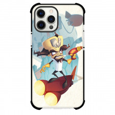 Crash Bandicoot Neo Phone Case For iPhone and Samsung Galaxy Devices - Neo Fighting Stance Cartoon Art
