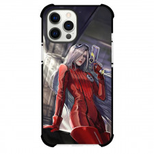 Bayonetta Jeanne Phone Case For iPhone Samsung Galaxy Pixel OnePlus Vivo Xiaomi Asus Sony Motorola Nokia - Bayonetta Jeanne Wear Red Costume And Holding Gun Drawing Poster