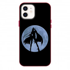 Bayonetta Phone Case For iPhone Samsung Galaxy Pixel OnePlus Vivo Xiaomi Asus Sony Motorola Nokia - Bayonetta Silhouette On Moon Background