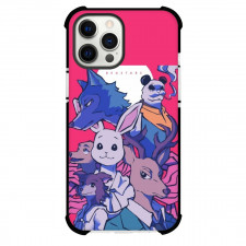 Beastars Phone Case For iPhone Samsung Galaxy Pixel OnePlus Vivo Xiaomi Asus Sony Motorola Nokia - Characters Watercolor Art Red Background