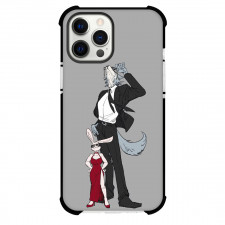 Beastars Legoshi Phone Case For iPhone Samsung Galaxy Pixel OnePlus Vivo Xiaomi Asus Sony Motorola Nokia - Legoshi & Haru Suit and Red Dress