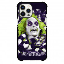Beetlejuice Phone Case For iPhone Samsung Galaxy Pixel OnePlus Vivo Xiaomi Asus Sony Motorola Nokia - Beetlejuice And Sandworm Portrait On Purple Background