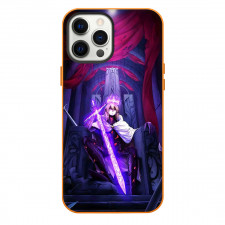 The Beginning After The End Arthur Leywin Phone Case For iPhone Samsung Galaxy Pixel OnePlus Vivo Xiaomi Asus Sony Motorola Nokia - Arthur Leywin Sitting On Throne Anime Art Poster