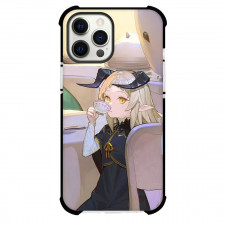 The Beginning After The End Sylvie Leywin Phone Case For iPhone Samsung Galaxy Pixel OnePlus Vivo Xiaomi Asus Sony Motorola Nokia - Sylvie Leywin Drinking Tea Anime Art