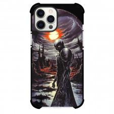 Berserk Griffith Phone Case For iPhone Samsung Galaxy Pixel OnePlus Vivo Xiaomi Asus Sony Motorola Nokia - Berserk Griffith Standing On Hunted Background