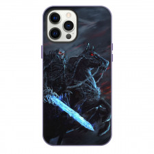 Berserk Skull Knight Phone Case For iPhone Samsung Galaxy Pixel OnePlus Vivo Xiaomi Asus Sony Motorola Nokia - Berserk Skull Knight Sitting On Top Of A Horse Fan Art