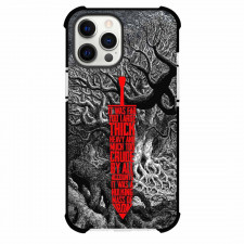 Berserk Phone Case For iPhone Samsung Galaxy Pixel OnePlus Vivo Xiaomi Asus Sony Motorola Nokia - Berserk It Was Far Too Large Thick Red Sword Word Art On Grayscale Illustration Art