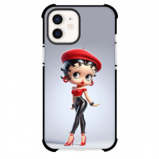 Betty Boop Phone Case For iPhone Samsung Galaxy Pixel OnePlus Vivo Xiaomi Asus Sony Motorola Nokia - Betty Boop Leather Pants and Red Hat