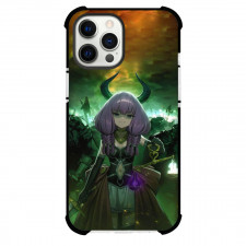Frieren Beyond Journey's End Aura Phone Case For iPhone Samsung Galaxy Pixel OnePlus Vivo Xiaomi Asus Sony Motorola Nokia - Aura Portrait Smiling Armor Background