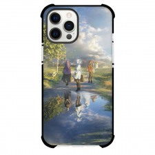 Frieren Beyond Journey's End Phone Case For iPhone Samsung Galaxy Pixel OnePlus Vivo Xiaomi Asus Sony Motorola Nokia - Characters Walking Sky Background
