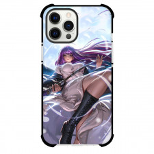 Frieren Beyond Journey's End Fern Phone Case For iPhone Samsung Galaxy Pixel OnePlus Vivo Xiaomi Asus Sony Motorola Nokia - Fern Posing Moon Background