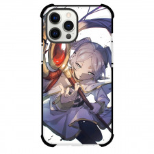 Frieren Beyond Journey's End Freiren Phone Case For iPhone Samsung Galaxy Pixel OnePlus Vivo Xiaomi Asus Sony Motorola Nokia - Freiren Fighting Pose White Background