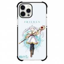 Frieren Beyond Journey's End Freiren Phone Case For iPhone Samsung Galaxy Pixel OnePlus Vivo Xiaomi Asus Sony Motorola Nokia - Freiren Flying White Background