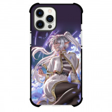 Frieren Beyond Journey's End Freiren Phone Case For iPhone Samsung Galaxy Pixel OnePlus Vivo Xiaomi Asus Sony Motorola Nokia - Freiren Sitting On Flowers