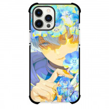 Frieren Beyond Journey's End Himmel Phone Case For iPhone Samsung Galaxy Pixel OnePlus Vivo Xiaomi Asus Sony Motorola Nokia - Himmel Portrait Blue Flower