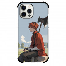 Frieren Beyond Journey's End Stark Phone Case For iPhone Samsung Galaxy Pixel OnePlus Vivo Xiaomi Asus Sony Motorola Nokia - Stark Sitting On Rock