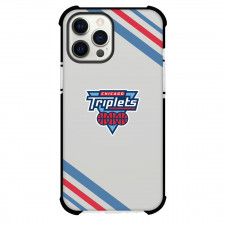 Chicago Triplets Phone Case For iPhone Samsung Galaxy Pixel OnePlus Vivo Xiaomi Asus Sony Motorola Nokia - Chicago Triplets Large Logo With Stripe