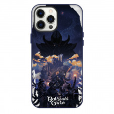 Baldur's Gate Phone Case For iPhone Samsung Galaxy Pixel OnePlus Vivo Xiaomi Asus Sony Motorola Nokia - Baldur's Gate Mind Flayer Silhouette Art Poster