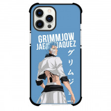 Bleach Grimmjow Jaegerjaquez Phone Case For iPhone Samsung Galaxy Pixel OnePlus Vivo Xiaomi Asus Sony Motorola Nokia - Grimmjow Jaegerjaquez Back Portrait On Blue Background